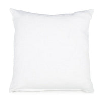 Hudson Pillow Throw Pillow Libeco 20" x 20" Without Fill Hudson White