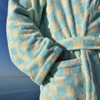 Organic Bathrobe, Check Bathrobe Homehagen   