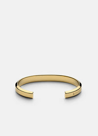 Icon Cuff Bracelet Skultuna Small Gold Plated 