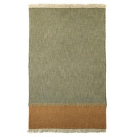 Jules Throw Throw Libeco Green Herringbone  