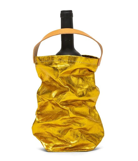 Washable Paper Wine Bag Wine Bag Uashmama Limone  