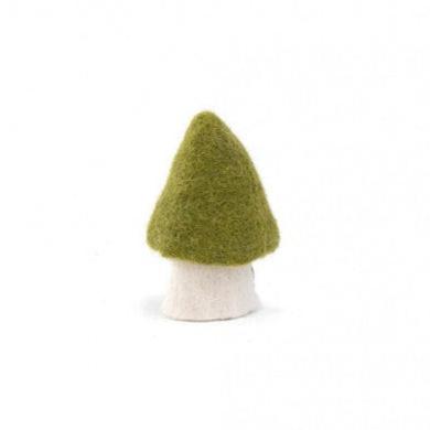 Felt Mushrooms - Anise Decorative Object Muskhane Anise Felt Morel Small