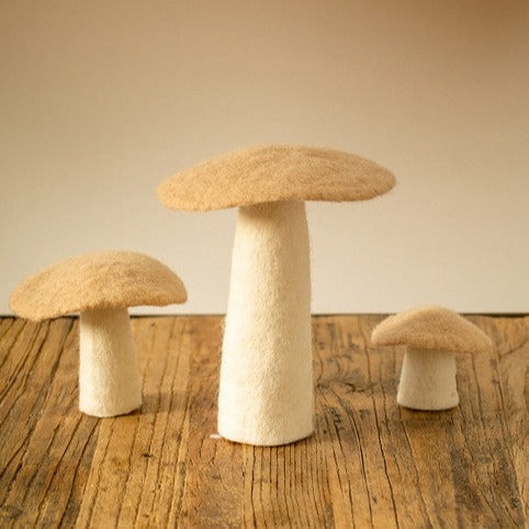 Felt Mushroom, Nude Decorative Object Muskhane   