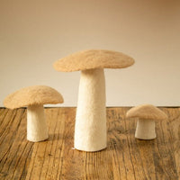 Felt Mushroom, Nude Decorative Object Muskhane   