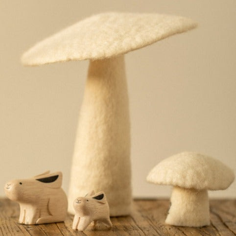 Felt Mushroom, Natural Decor Muskhane   