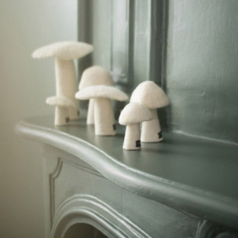 Felt Mushroom, Natural Decor Muskhane   