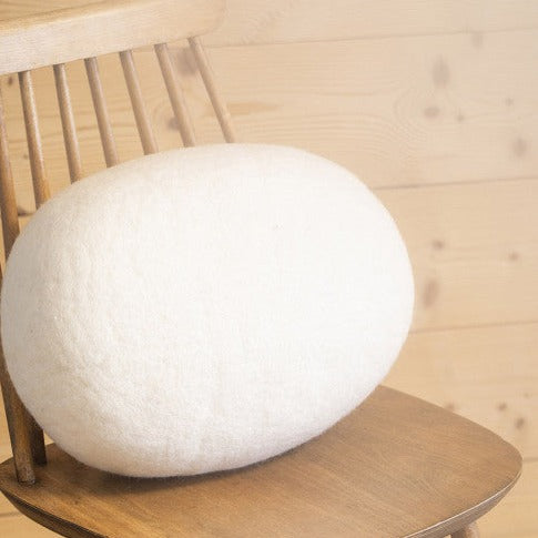 Felted Rocky Floor Cushion Pouf Muskhane   