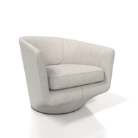 U Turn Chair Lounge Chair Bensen Light Grey Donnafugata  