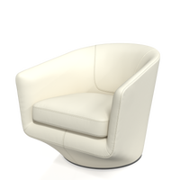 U Turn Chair Lounge Chair Bensen White Tundra  