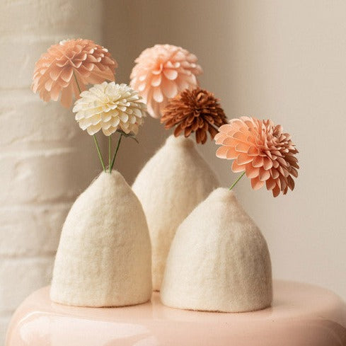 Tinkerbell Felt Vase Cover, Set of 3 Vase Muskhane   