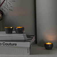 Kin Tea Light Set Candle Holder Skultuna   