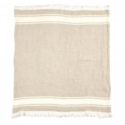 Flax Stripe Guest Towel Hand Towel Libeco Flax Stripe