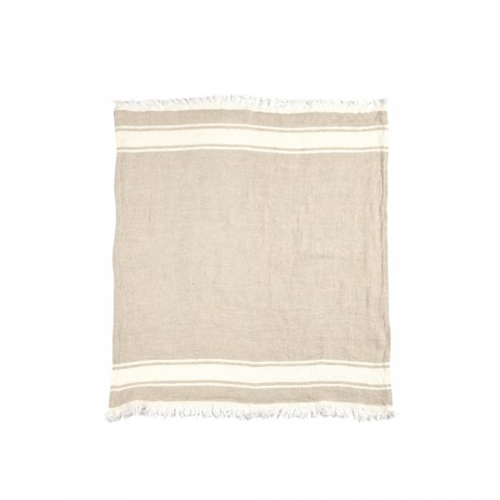 Flax Stripe Guest Towel Hand Towel Libeco Flax stripe  