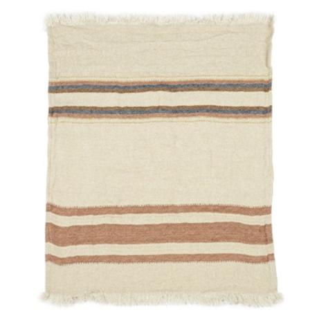 Harlan Stripe Fouta Throw Libeco Harlan stripe  