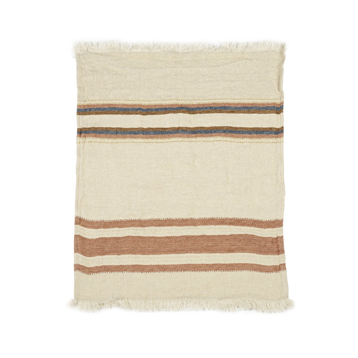 Harlan Stripe Fouta Throw Libeco   