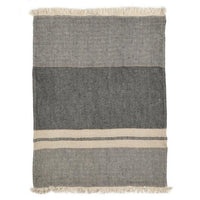 Tack Stripe Fouta Throw Libeco   