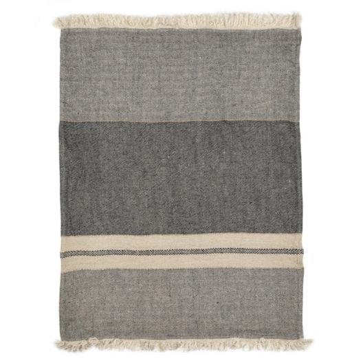 Tack Stripe Fouta Throw Libeco   