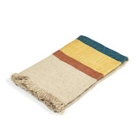 Mercurio Stripe Fouta Throw Libeco   