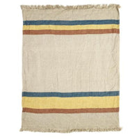 Mercurio Stripe Fouta Throw Libeco   