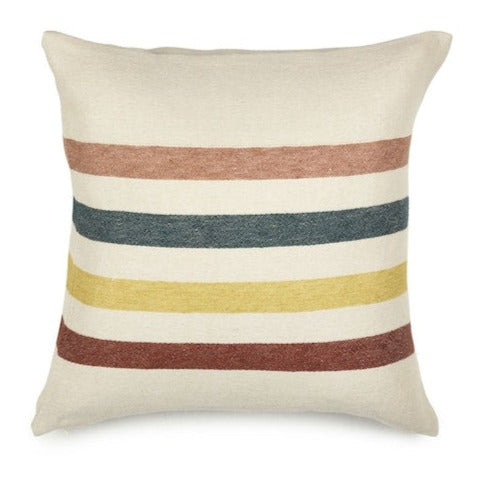 Lake Stripe Pillow Throw Pillow Libeco 20" x 20" Without Fill 