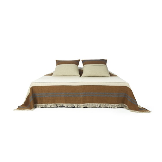 The Highland Stripe Coverlet bedding Libeco   