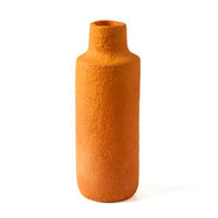 Papier Mache Vase Vase Kinta Orange  