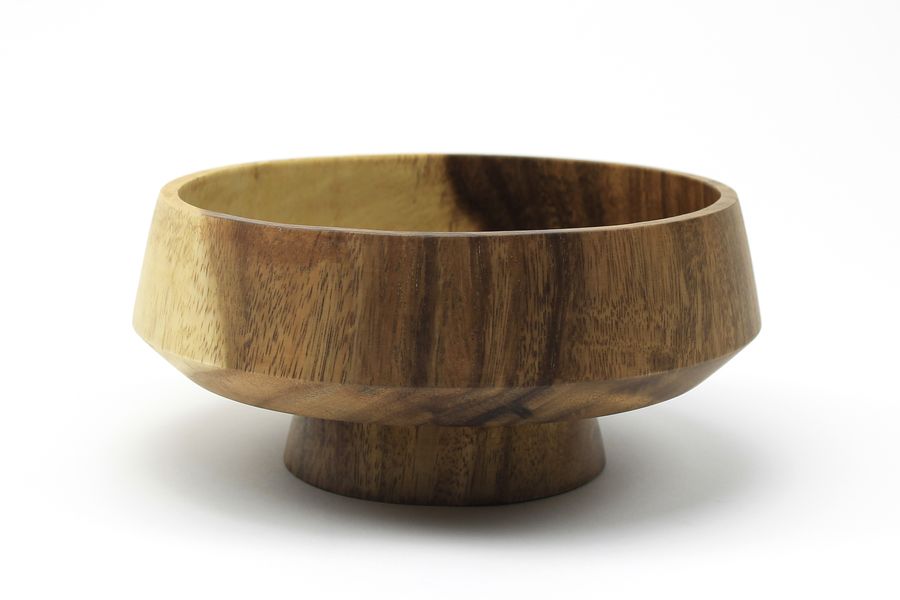 Acacia Large Bowl - Mushroom Serving Kinta Natural  