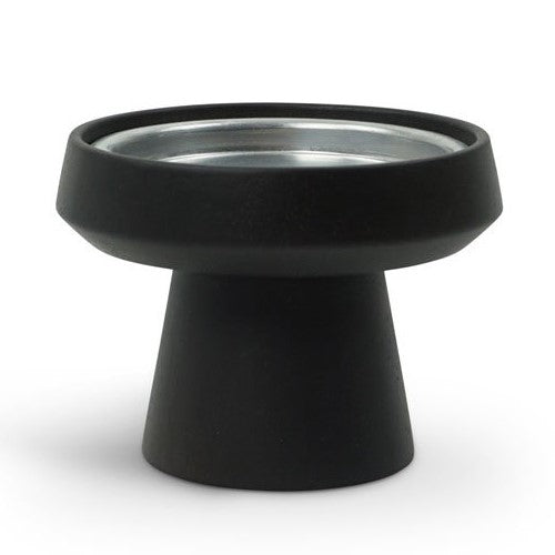 Mushroom Pillar Candleholder Collection Candle Holder Kinta 2.75" Black 