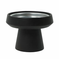 Mushroom Pillar Candleholder Collection Candle Holder Kinta 2.75" Black 