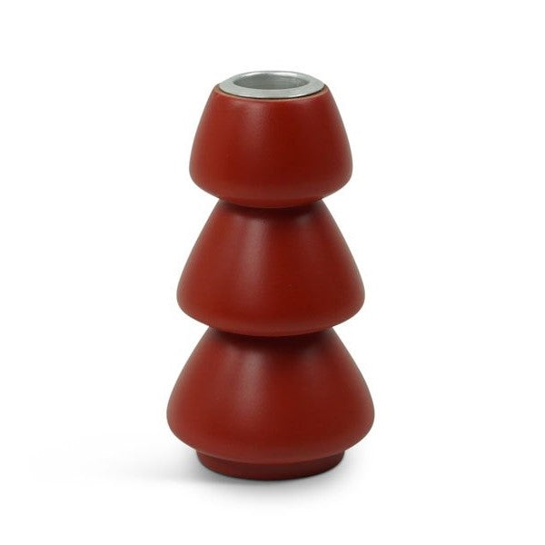 Tapered Candleholder 5" Candleholder Kinta Arabic Red  