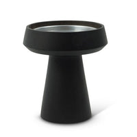 Mushroom Pillar Candleholder Collection Candle Holder Kinta 5" Black 