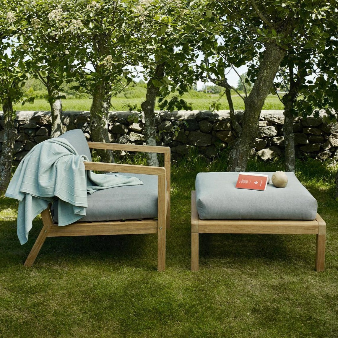 Virkelyst Ottoman Outdoor Ottoman FRITZ HANSEN   