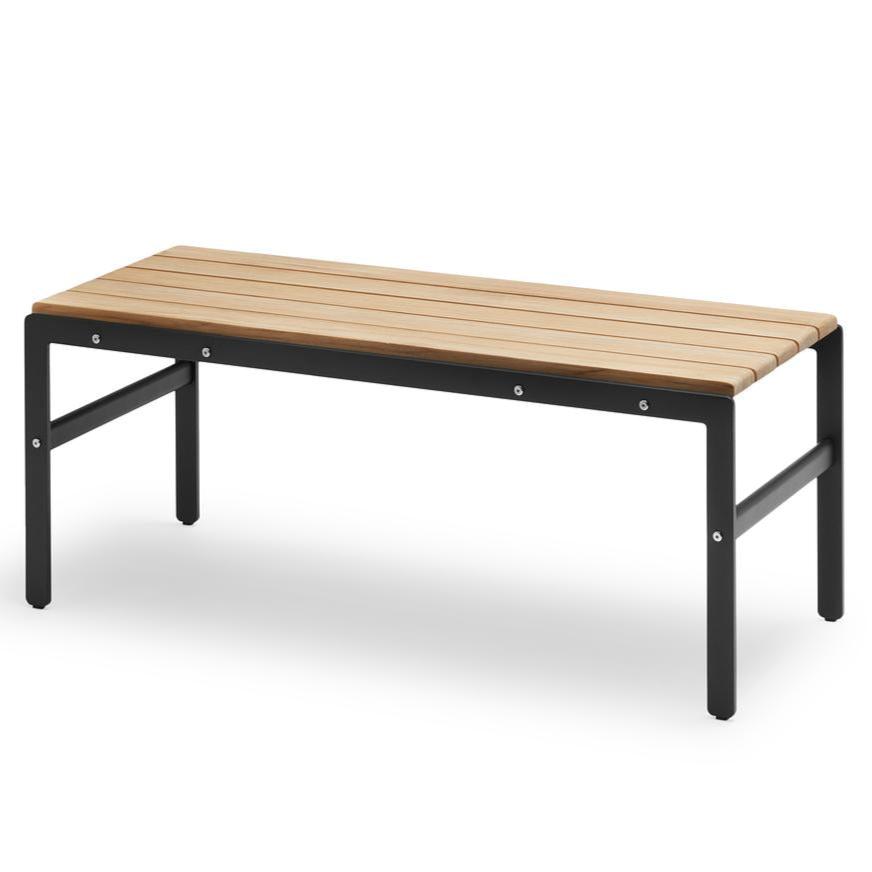 Reform Bench Outdoor Bench FRITZ HANSEN Anthracite black  