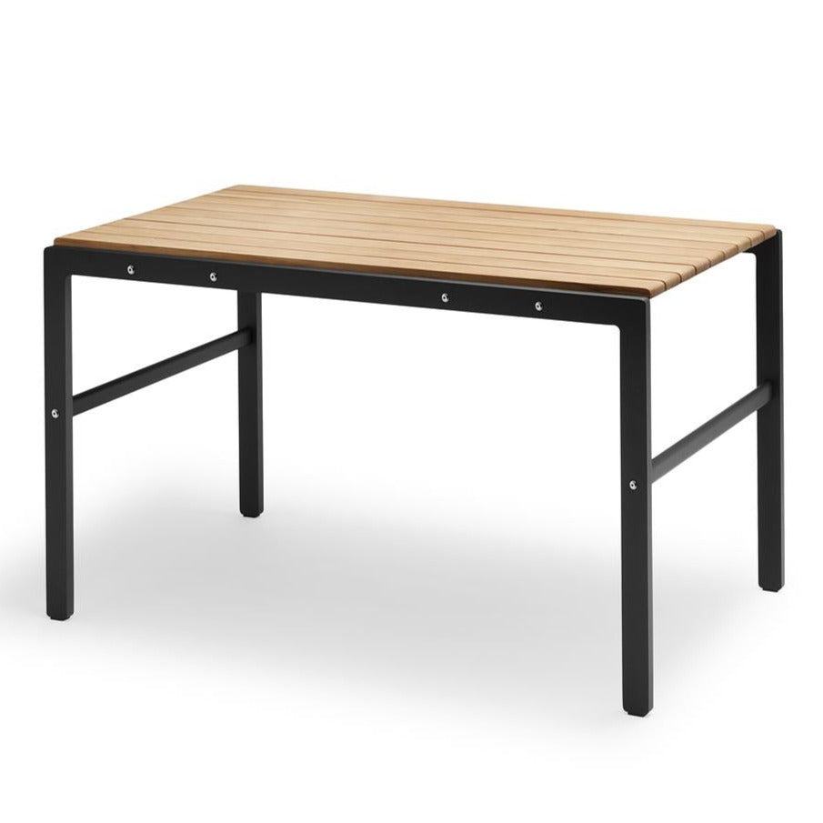 Reform Table Dining Table FRITZ HANSEN Anthracite black Teak/Aluminum 