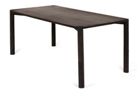 Neron Table Dining Table Zanat 71" W x 35.43" D x 29.5" H Maple Black Stain 