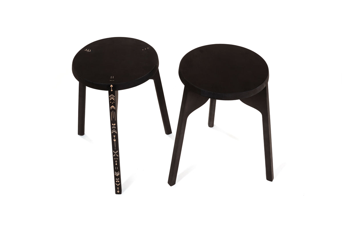 Tattoo Stool Plain 3 Stool Zanat   