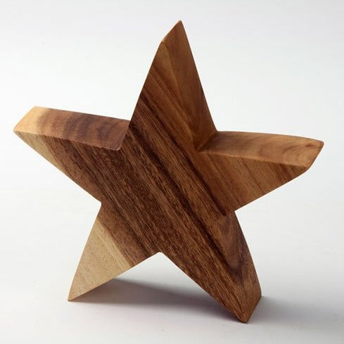 Wood Star Seasonal & Holiday Decorations Kinta 11.8"