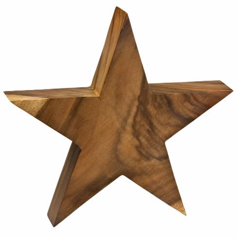 Wood Star Seasonal & Holiday Decorations Kinta Large  