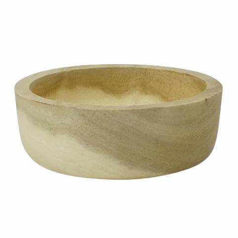 Wood Serving Bowl, Blond Serving Kinta   