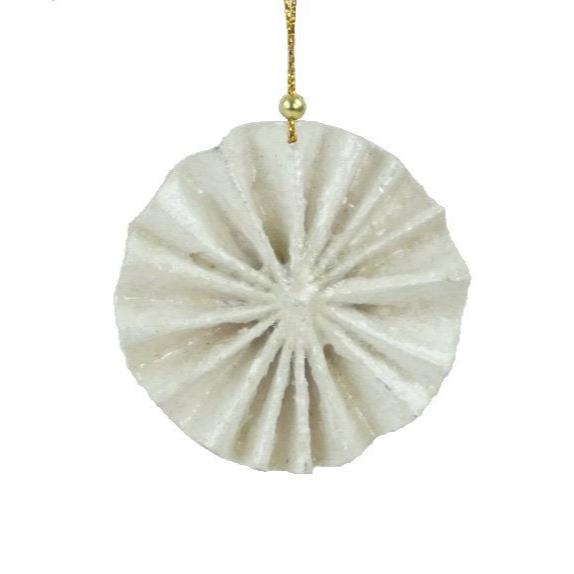 Origami Ornament, White Holiday Ornaments Kinta   