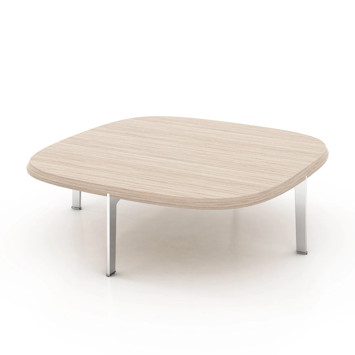 Area Coffee Table Occassional Table Bensen Square Oak Chrome