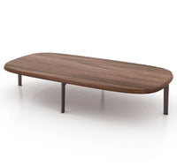 Area Coffee Table Occassional Table Bensen Large Oak Chrome