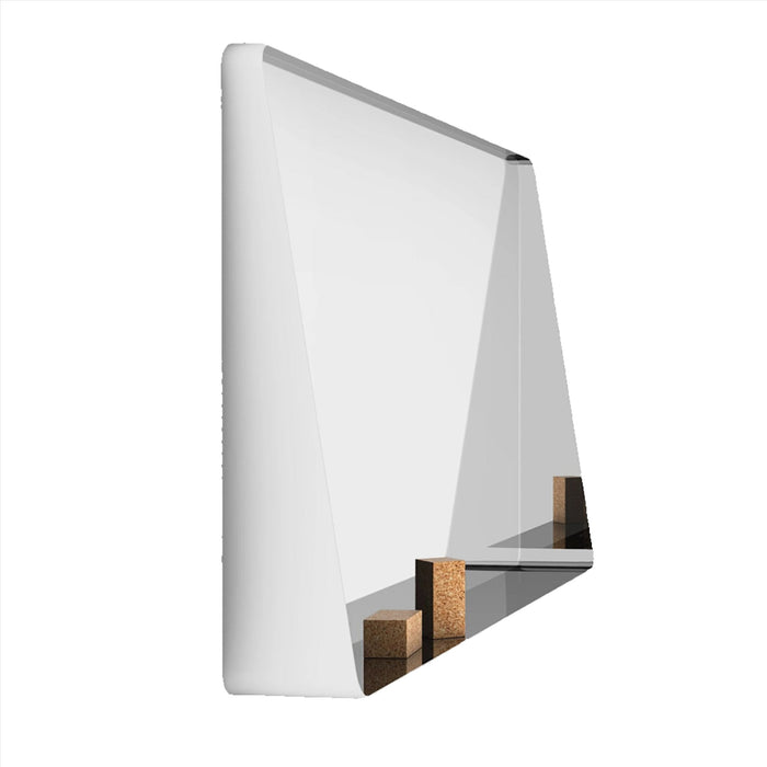 Entree Mirror Mirror Bensen 23.75" Square Polished Stainless Steel 