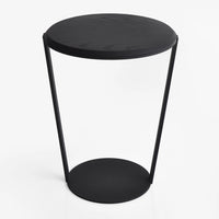 Around Table Side Table Bensen Black Ash  