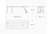 Branchmark 3 Leg Dining Table Dining Table Zanat   