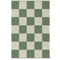 Checkerboard Icon Rug Area Rug Kasthall 2’10” x 7’11” Grey Pear 