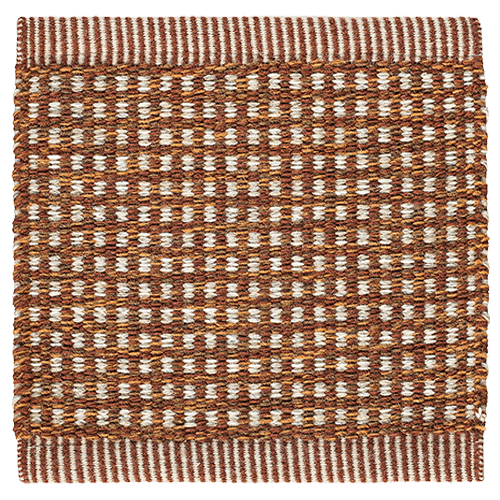 Dot Icon Rug Area Rug Kasthall 3' x 9' Burnt Terracotta 