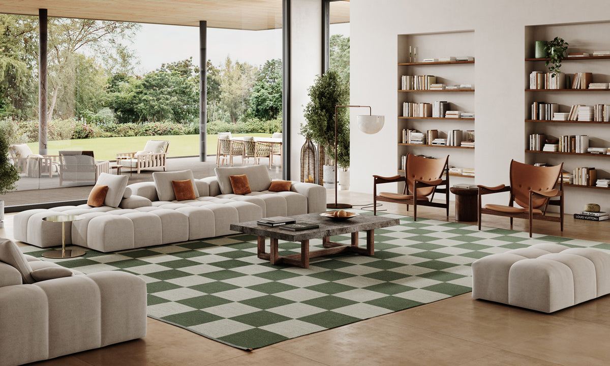 Checkerboard Icon Rug Area Rug Kasthall   