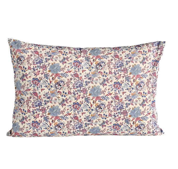 Liberty Cushion, Flower Throw Pillow Tine K Home 16"x24"  