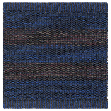 Narrow Stripe Icon Rug Area Rug Kasthall 3’ x 9’ Indigo Dream 221 